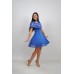 Embroidered dress "Snow in Summer"